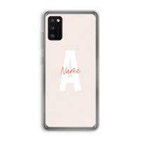 Strawberry Milkshake: Samsung Galaxy A41 Transparant Hoesje