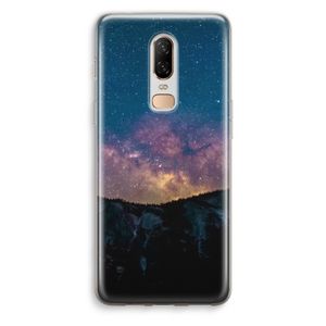 Travel to space: OnePlus 6 Transparant Hoesje