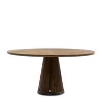 Rivièra Maison Ronde Eettafel Siroko Beach Gerecycled Eikenhout, 160cm - Bruin - thumbnail