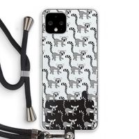 Makis: Pixel 4 Transparant Hoesje met koord