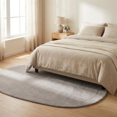 Vloerkleed Kari Organisch - Grijs 200x125cm - - Dekbed-Discounter.nl