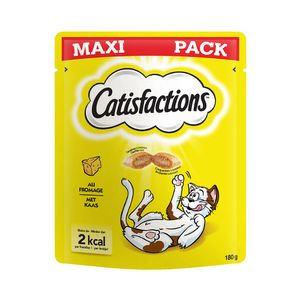 Catisfactions kattensnacks met kaas - kattensnoepjes - 180g