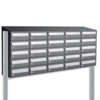 Allux Hive Set 5-Breed, 5-Hoog Met Dak Op Statief Antraciet - 40030065_5x5ds