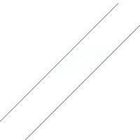 Brother Gloss Laminated Labelling Tape - 9mm, White/Clear Brother Gloss Laminated Labelling Tape - 9mm, White/Clear