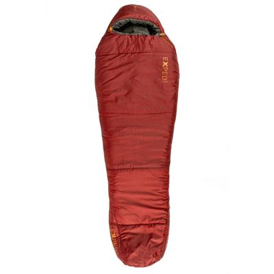 Exped Deepsleep (-5°C) - LW - Slaapzak Mummymodel - Burgundy rood / Moraine bruin