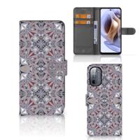 Motorola Moto G31 | G41 | Bookcase | Flower Tiles