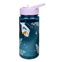 Disney Frozen drinkfles/drinkbeker/bidon met drinktuitje - blauw - kunststof - 500 ml - Schoolbekers - thumbnail