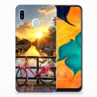 Samsung Galaxy A30 | Silliconen Back Cover | Amsterdamse Grachten