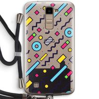8-bit N°8: LG K10 (2016) Transparant Hoesje met koord