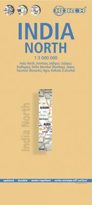 Wegenkaart - landkaart India Noord | Borch
