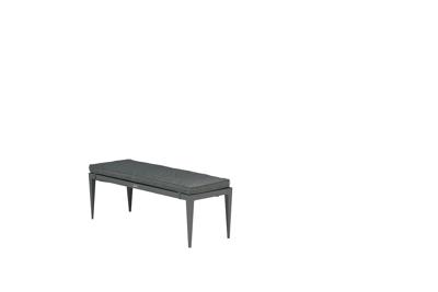 Bali bank 110x40xH45 carbon black/ mystic grey - Garden impressions