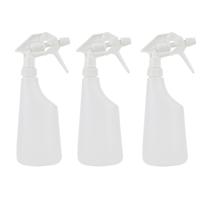 Plantenspuiten/waterspuiten - 3x - 0,6 liter - transparant - kunststof - Waterverstuivers