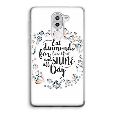 Diamonds: Honor 6X Transparant Hoesje