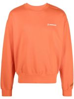 Heron Preston sweat à logo imrpimé - Orange