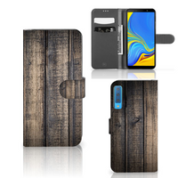 Samsung Galaxy A7 (2018) Book Style Case Steigerhout - thumbnail