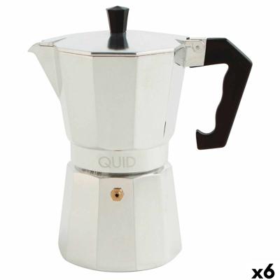 Percolator Quid Cesena Staal Aluminium Bakeliet 6 Kopjes (6 Stuks)