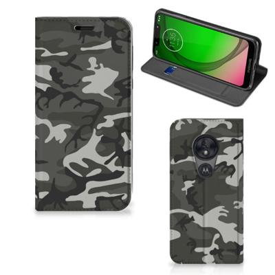 Motorola Moto G7 Play | Hoesje met Magneet | Army Light