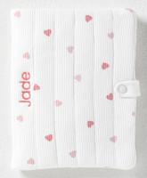 Hoesje voor groeiboekje hartjesprint