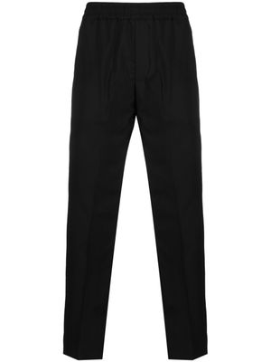 Études Studio pantalon Romance en laine à coupe droite - Noir