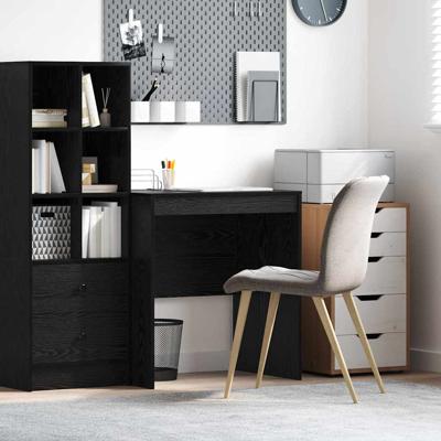 Bureau Zwart eiken 70 x 50 x 76 cm Bewerkt hout