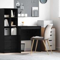 Bureau Zwart eiken 70 x 50 x 76 cm Bewerkt hout