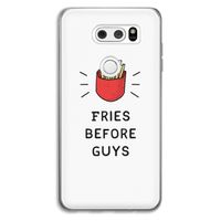 Fries before guys: LG V30 Transparant Hoesje