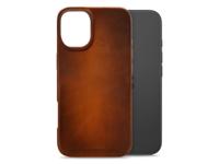 Mobilize Mobilize Magsafe Compatible Premium Leather Case Apple iPhone 16 Burned Cognac