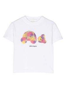 Palm Angels Kids t-shirt Pop Pa Bear en coton - Blanc