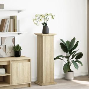VidaXL Sokkel met opbergruimte 31x30x90 cm bewerkt hout sonoma eiken