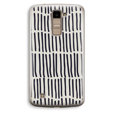 Moroccan stripes: LG K10 (2016) Transparant Hoesje