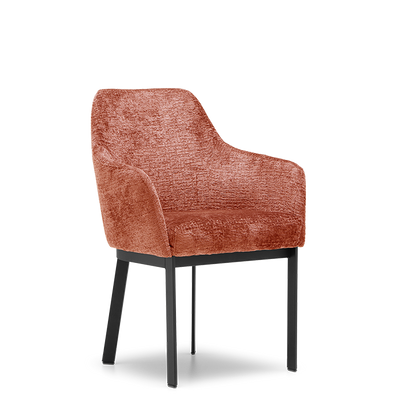 Eetkamerstoel D-101 Roze Stof