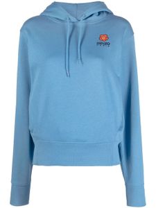 Kenzo hoodie Boke Flower à broderies - Bleu