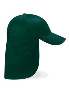 Beechfield CB11b Junior Legionnaire Style Cap - Bottle Green - One Size