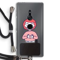 Hartje: Sony Xperia XZ2 Transparant Hoesje met koord
