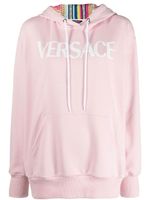 Versace sweat à design à empiècements - Rose