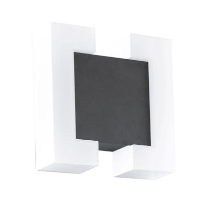 Eglo Led buitenlampSitia 18cm zwart met wit - 95988