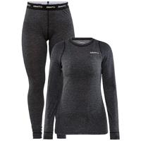 Craft Cool Merino onderkleding set zwart dames