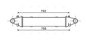 Intercooler, inlaatluchtkoeler MSA4525