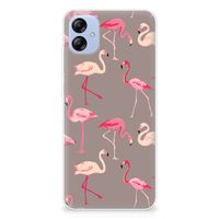 Samsung Galaxy A04e TPU Hoesje Flamingo