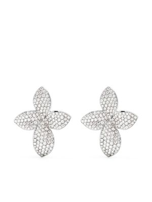 Pasquale Bruni bague Giardini Segreti en or blanc 18ct pavée de diamants - Argent