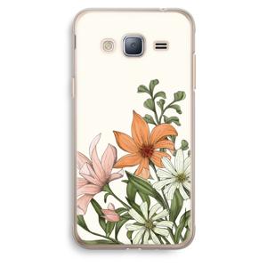 Floral bouquet: Samsung Galaxy J3 (2016) Transparant Hoesje