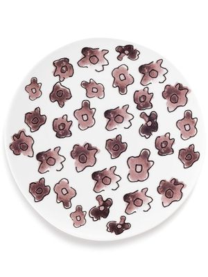 Serax x Marni lot de 2 assiettes Midnight Flowers - Blanc