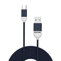 Celly - USB-Kabel Type-C, 1,5 meter, Blauw - Rubber - Celly Pantone - thumbnail