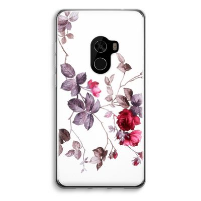 Mooie bloemen: Xiaomi Mi Mix 2 Transparant Hoesje