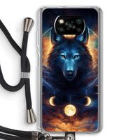 Wolf Dreamcatcher: Xiaomi Poco X3 NFC Transparant Hoesje met koord
