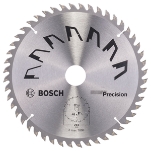 Bosch Accessoires Cirkelzaagblad Precision 210X2X30/-,T48 - 2609256873