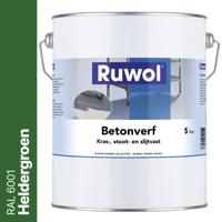 Ruwol Betonverf Heldergroen (RAL 6001) 5 liter