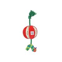 Eric Carle pluche rupsje nooit genoeg appel met flostouw