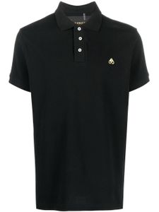 Moose Knuckles polo à patch logo - Noir