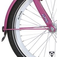 Alpina Spatbordstang set 22 candy pink - thumbnail